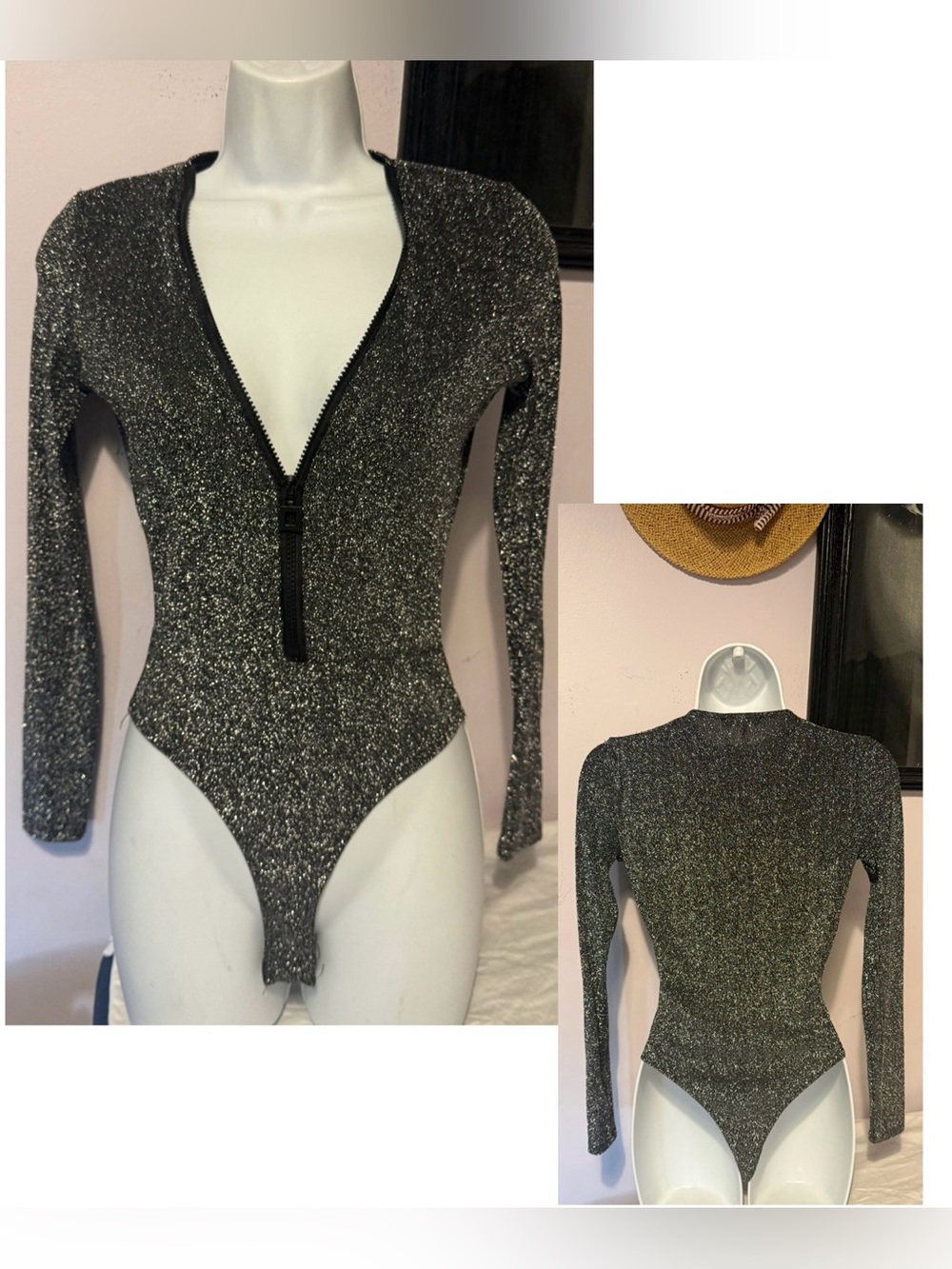 ✨Charlotte Russe Sparkly Bodysuit✨